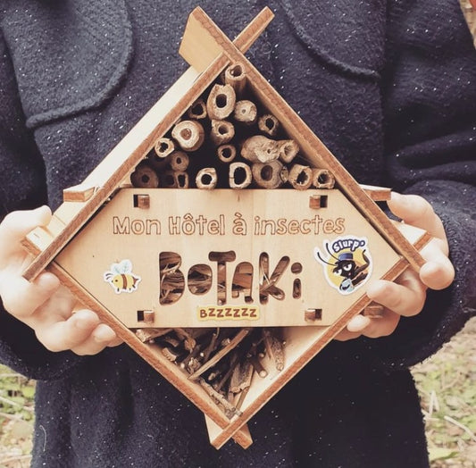 Kit Insectes | Fabrique ton hôtel à insectes en bois