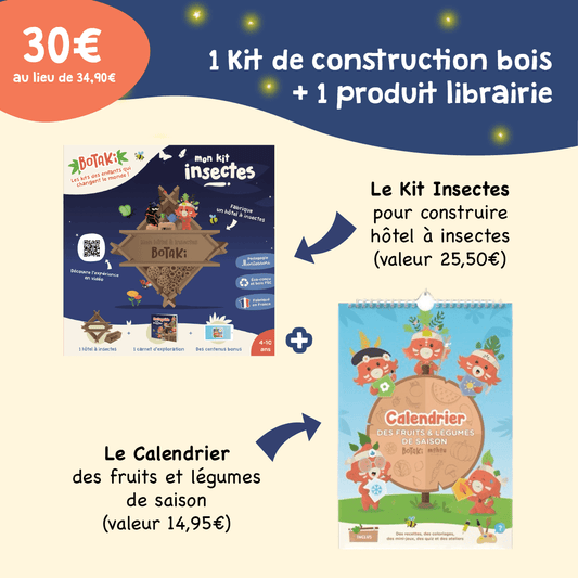 Les Packs 30€ | 1 Kit de construction + 1 Produit au choix