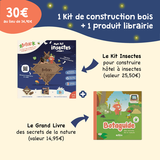Les Packs 30€ | 1 Kit de construction + 1 Produit au choix