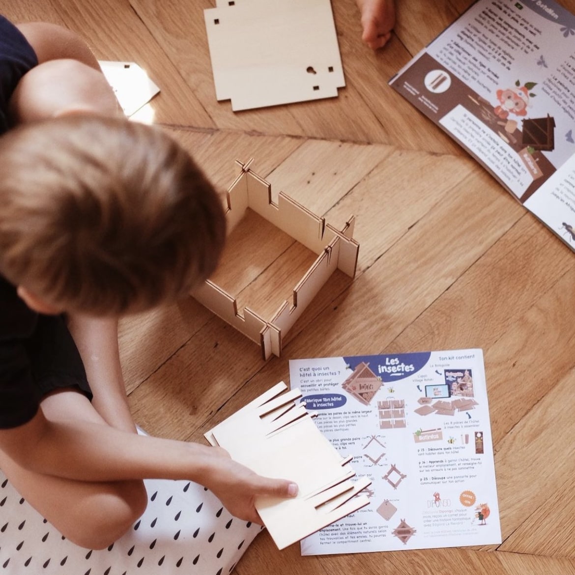 Le kit Insectes | Fabrique ton hôtel à insectes en bois