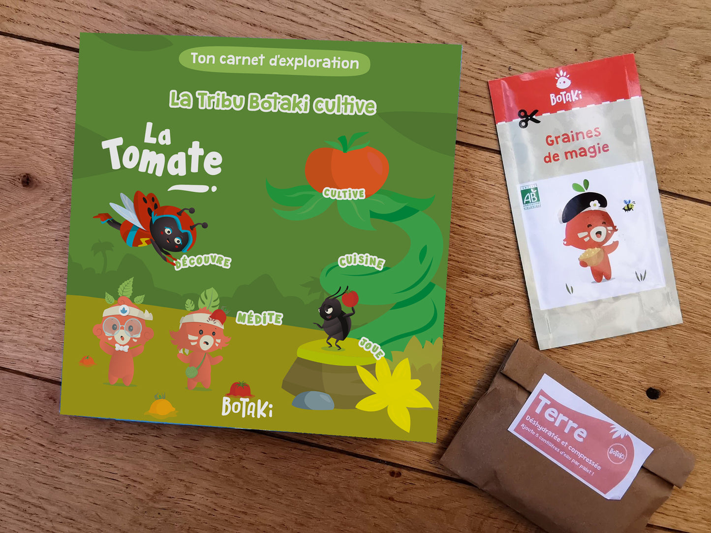 La box abonnement : les enfants partent à la découverte de la nature avec la Tribu Botaki !